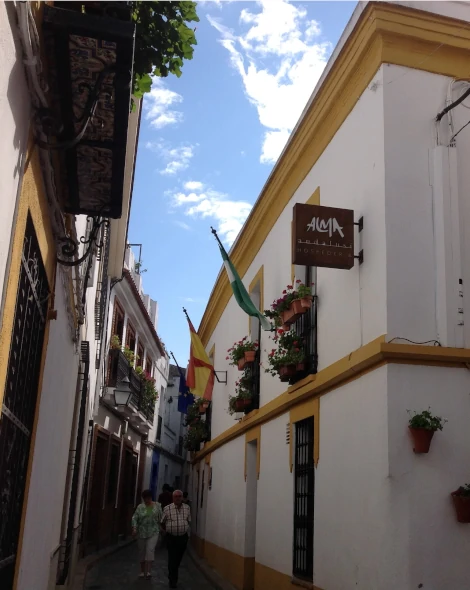 Sala de estar apartamento turístico en Córdoba
